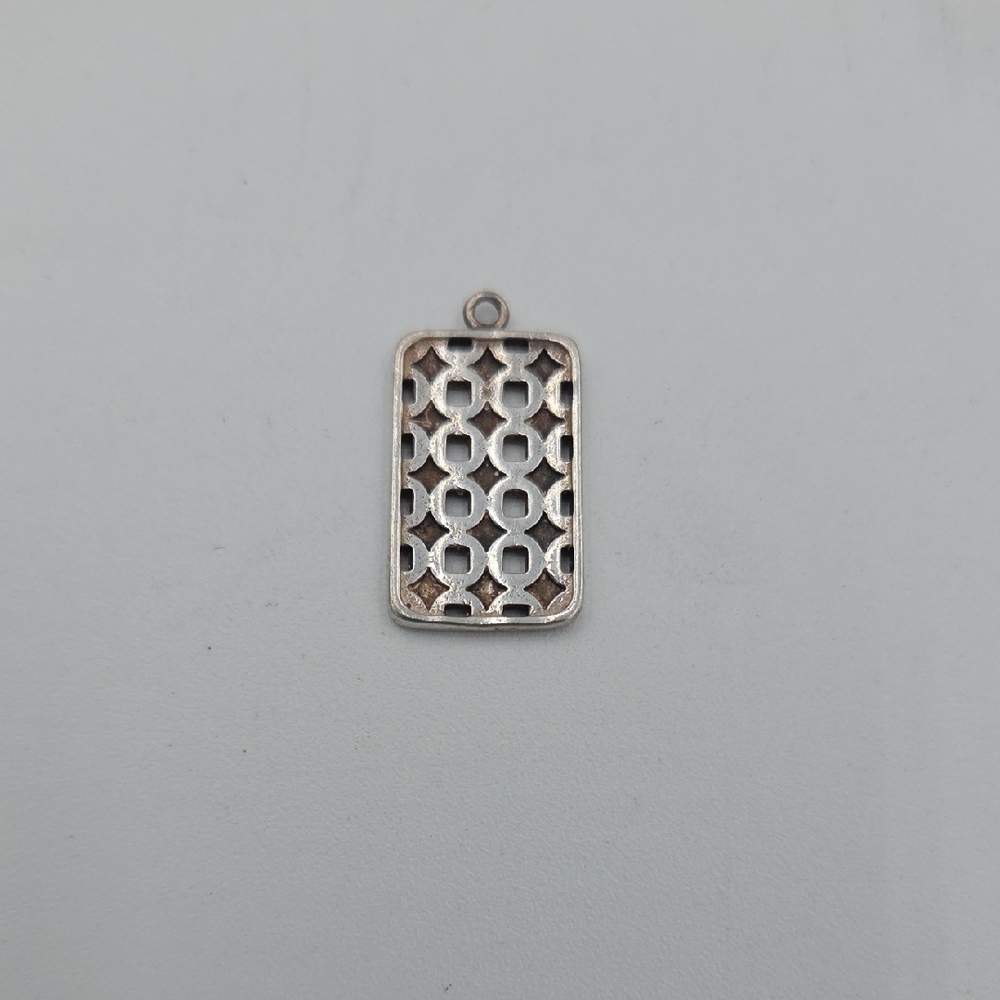 Sterling Silver Geometric Pendant